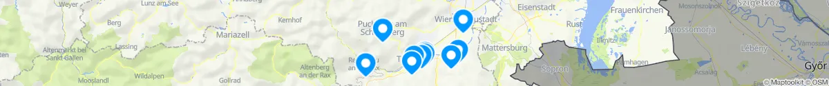 Map view for Pharmacies emergency services nearby Seebenstein (Neunkirchen, Niederösterreich)
